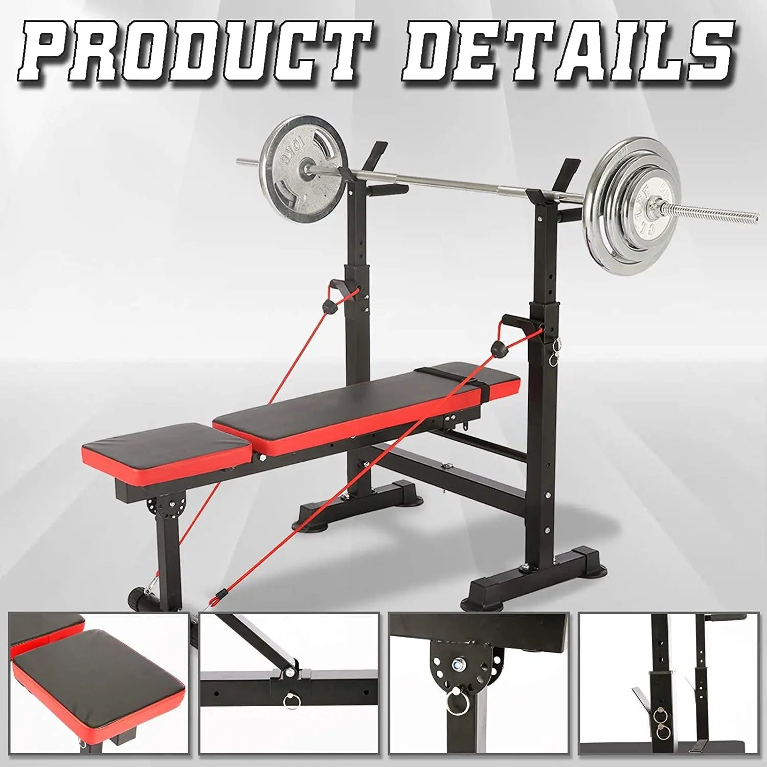 6-in-1 Weight Bench Set