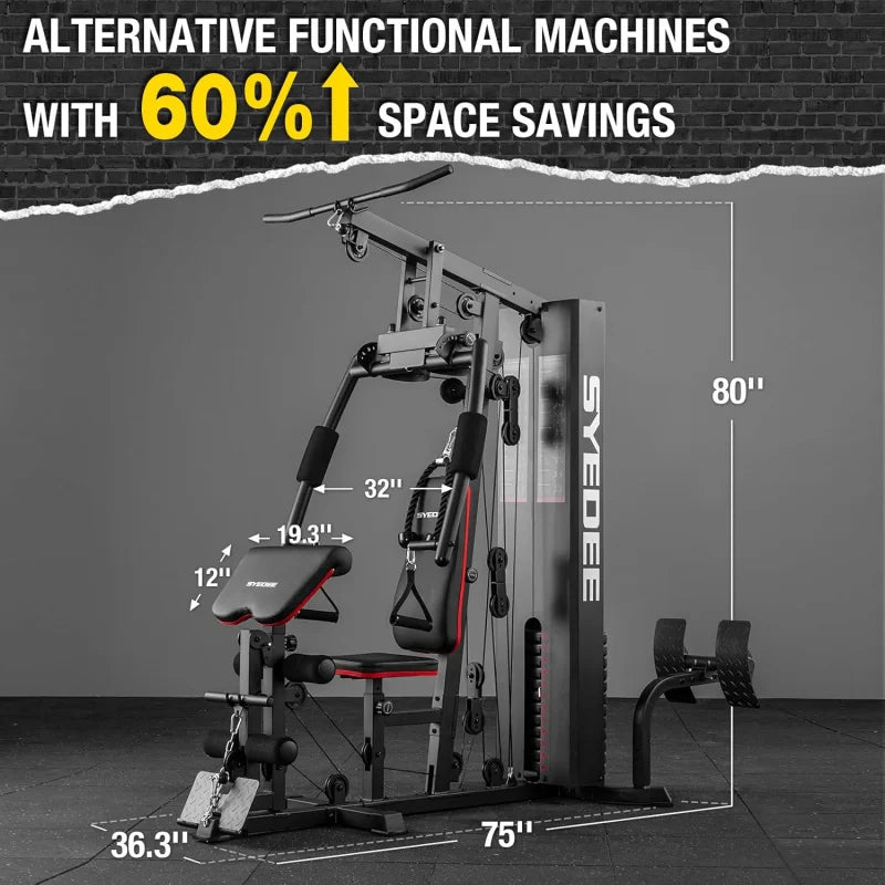 Multifunctional Home gym Station - Complete Full Body Strength Training Equipment