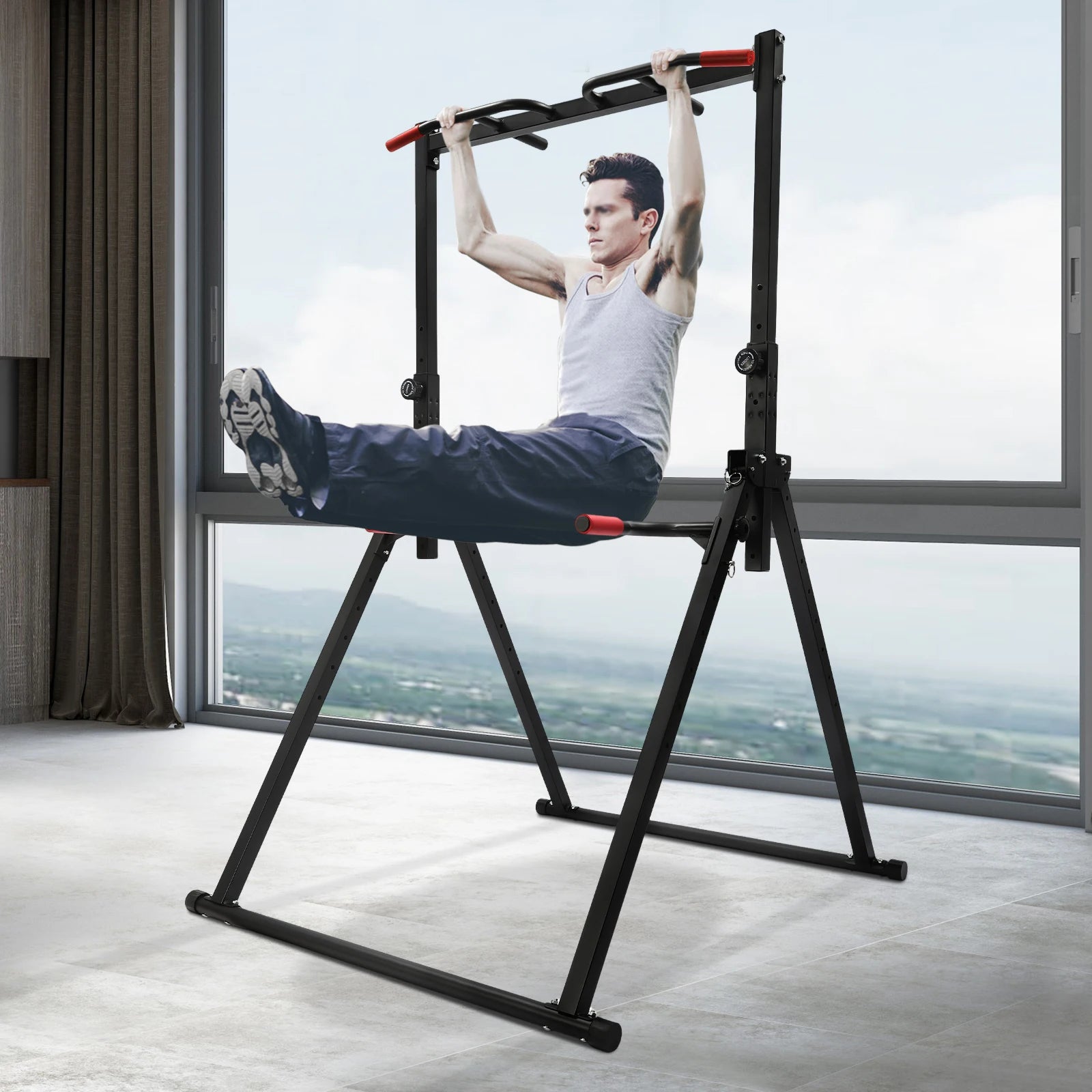 Adjustable Pull-Up Power Tower