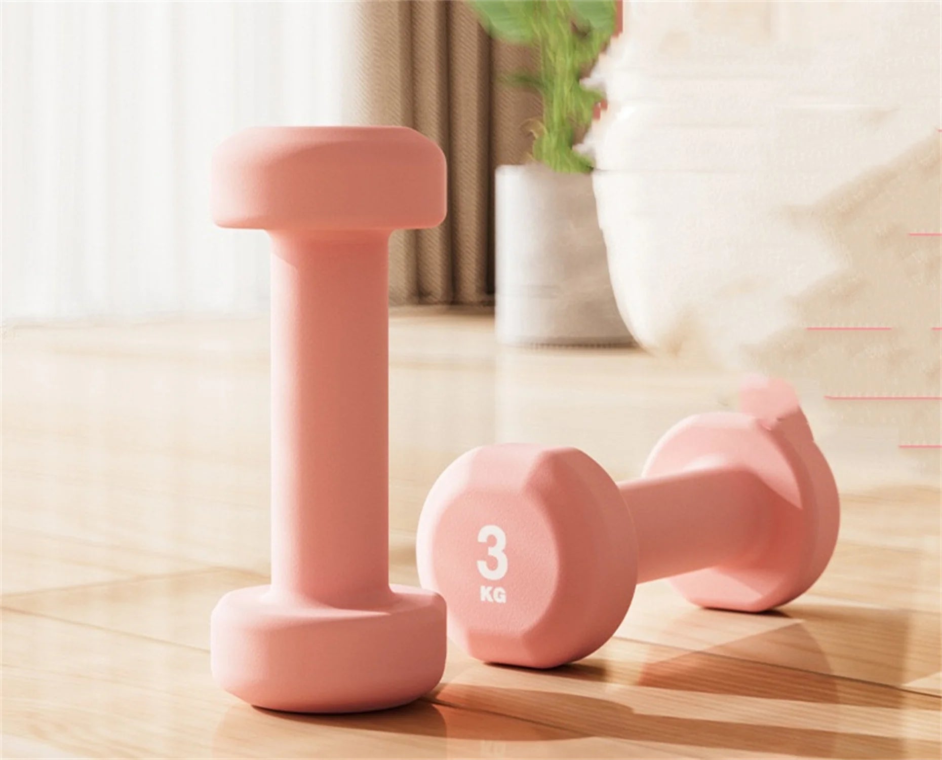 Haltère Kettlebell en plastique pour femmes et enfants