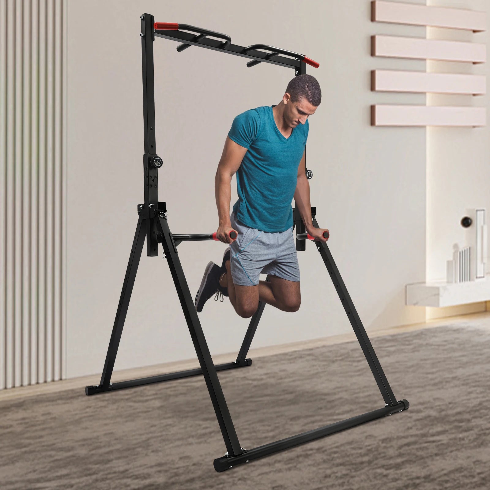 Adjustable Pull-Up Power Tower