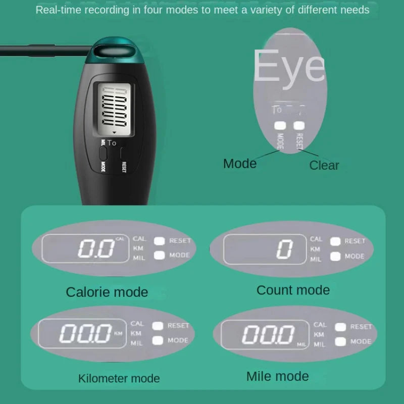 Cordless Electronic Jump Rope with Counter