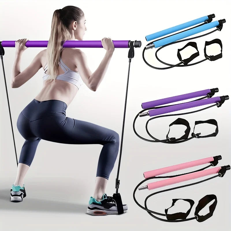 Multifunctional Pilates Bar & Tension Rope